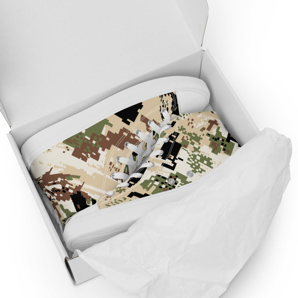 Kenai Hunting Sub-Alpine CAMO Men’s high top canvas shoes - Mens High Top Canvas Shoes