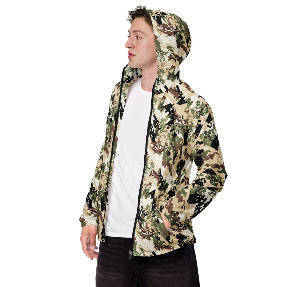 Kenai Hunting Sub-Alpine CAMO Men’s windbreaker - Black / XS - Mens Windbreaker