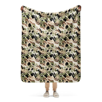 Kenai Hunting Sub-Alpine CAMO Sherpa blanket - 50″×60″ - Blanket