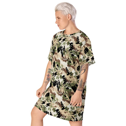 Kenai Hunting Sub-Alpine CAMO T-shirt dress - Womens T-Shirt Dress