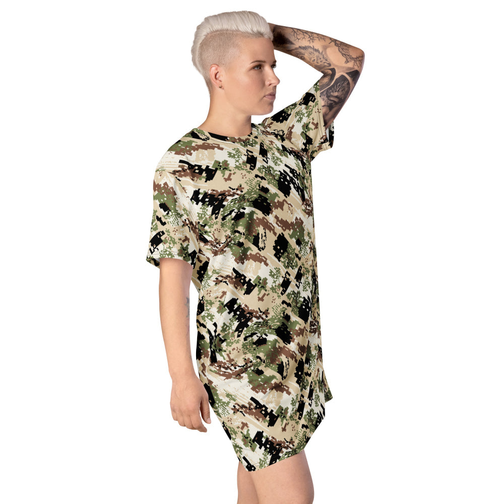 Kenai Hunting Sub-Alpine CAMO T-shirt dress - Womens T-Shirt Dress