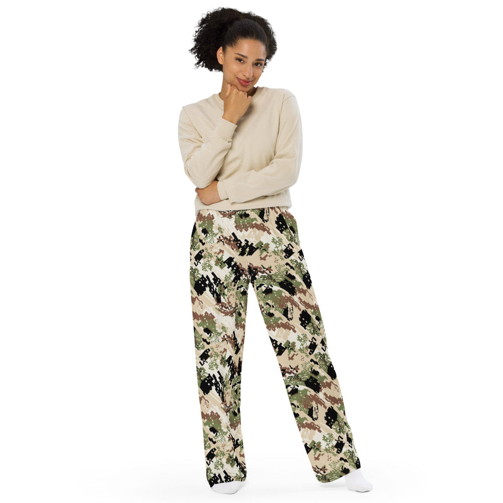 Kenai Hunting Sub-Alpine CAMO unisex wide-leg pants - Unisex Wide-Leg Pants