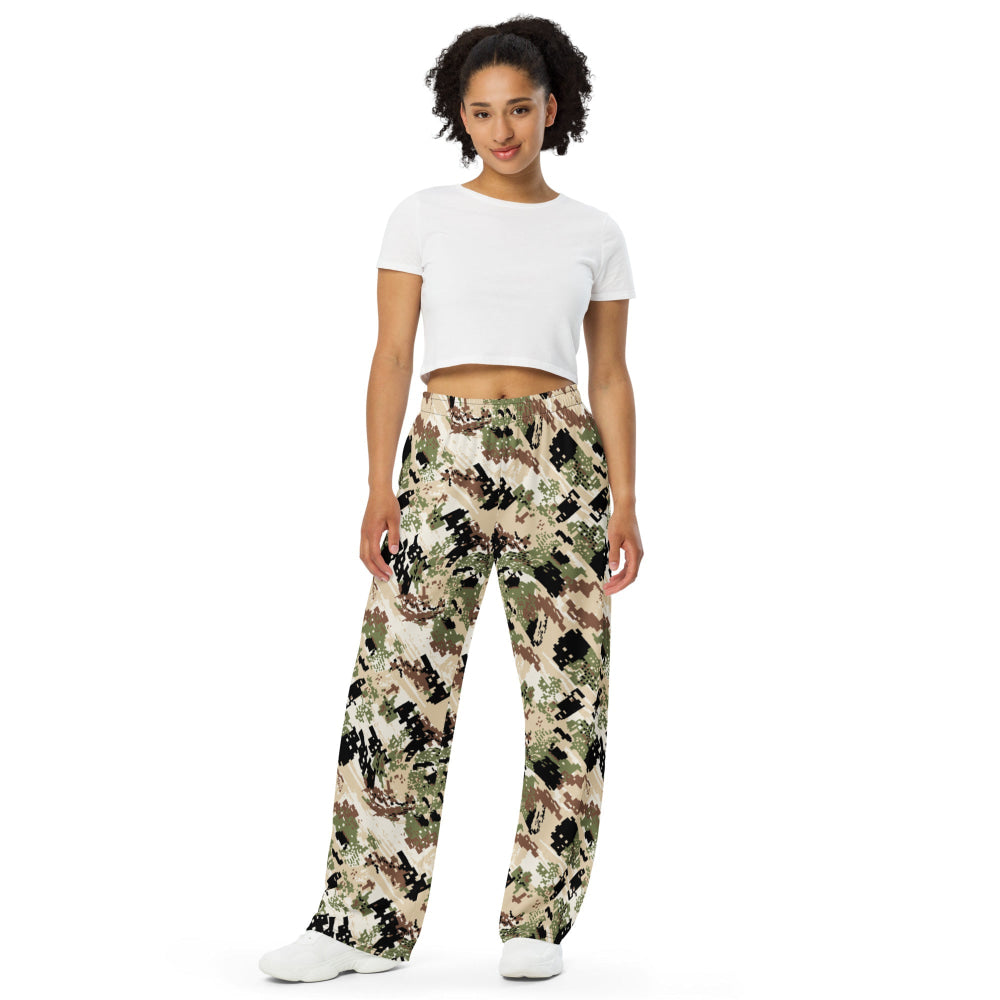 Kenai Hunting Sub-Alpine CAMO unisex wide-leg pants - Unisex Wide-Leg Pants