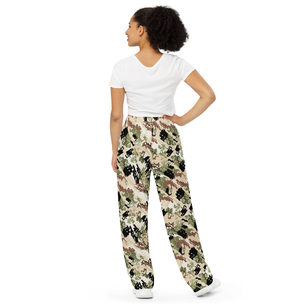 Kenai Hunting Sub-Alpine CAMO unisex wide-leg pants - Unisex Wide-Leg Pants