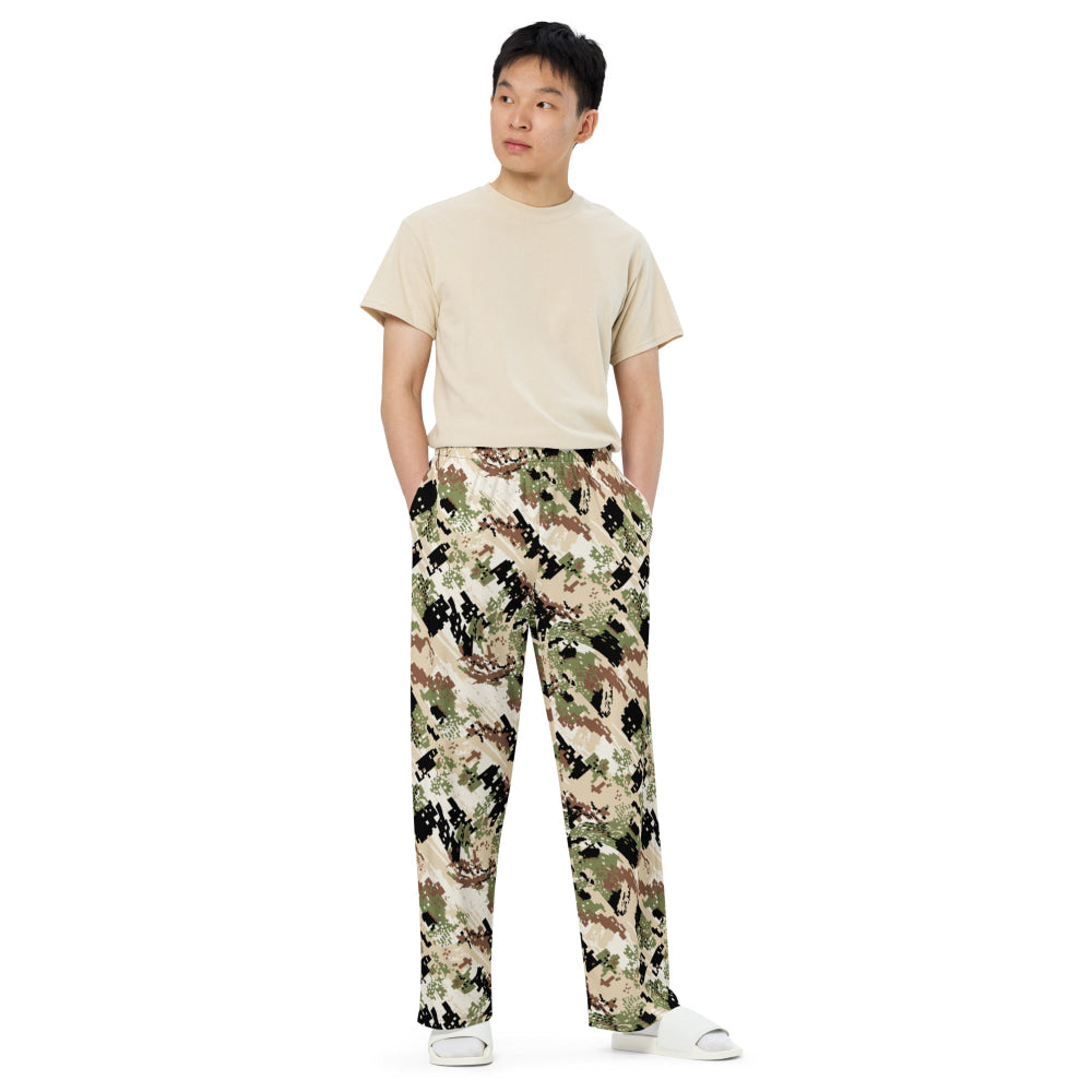 Kenai Hunting Sub-Alpine CAMO unisex wide-leg pants - Unisex Wide-Leg Pants