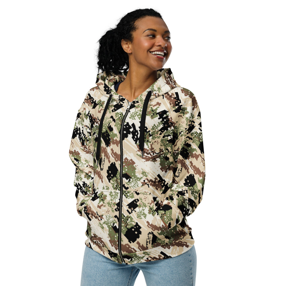 Kenai Hunting Sub-Alpine CAMO Unisex zip hoodie - Zip Hoodie