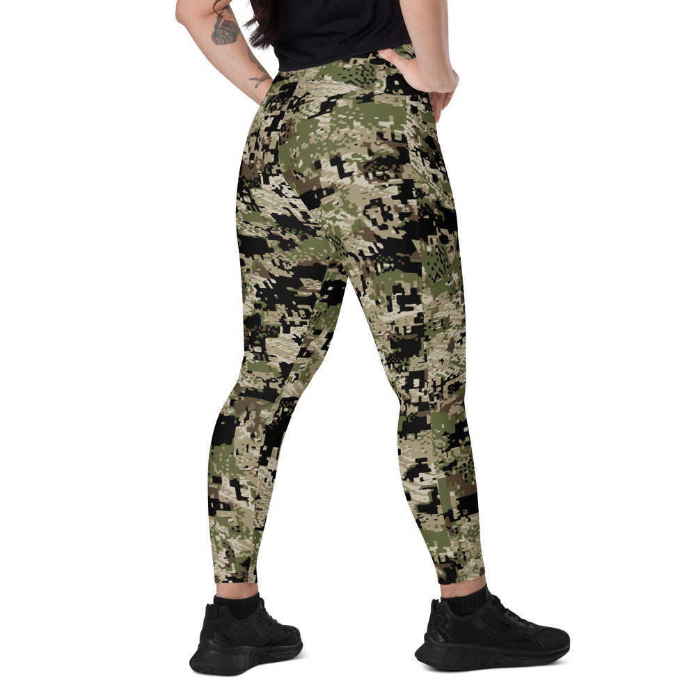 Kenai Hunting Temperate CAMO Leggings with pockets - 2XS - Womens With Pockets