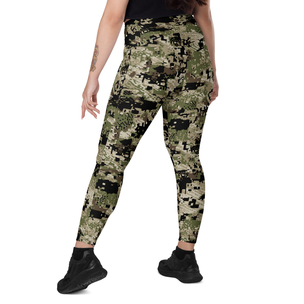 Kenai Hunting Temperate CAMO Leggings with pockets - Womens With Pockets