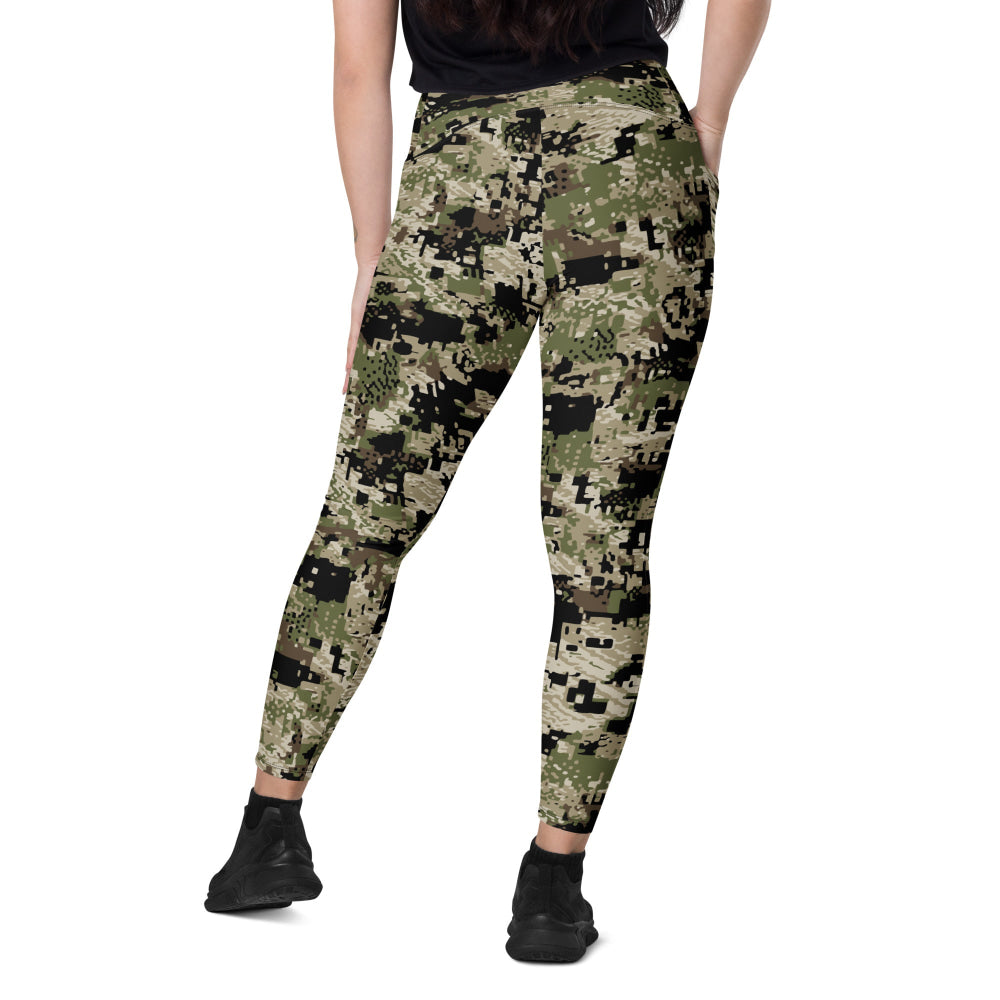 Kenai Hunting Temperate CAMO Leggings with pockets - Womens With Pockets