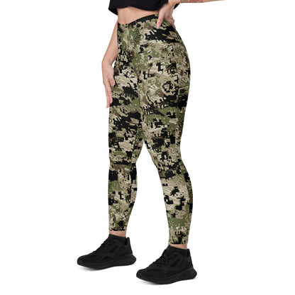 Kenai Hunting Temperate CAMO Leggings with pockets - Womens With Pockets