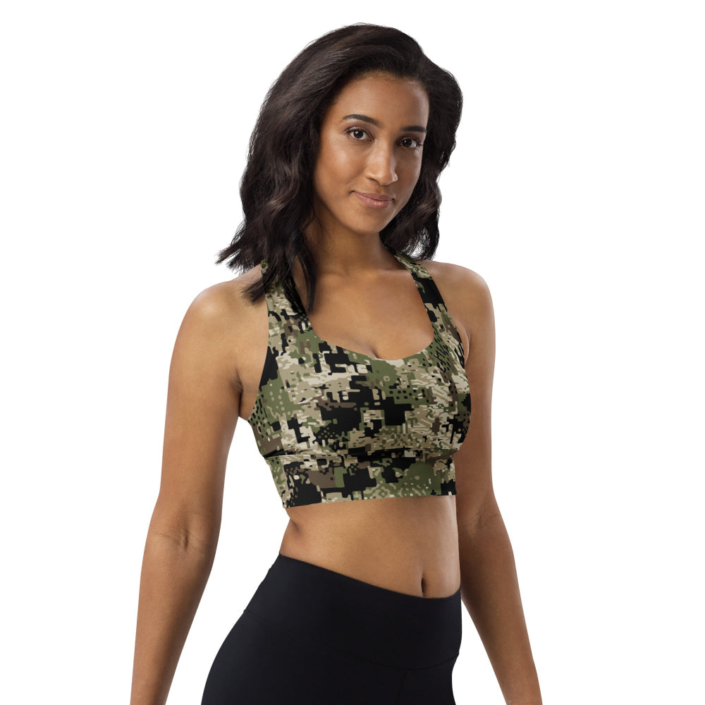 Kenai Hunting Temperate CAMO Longline sports bra - Womens Sports Bra