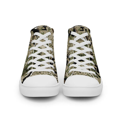 Kenai Hunting Temperate CAMO Men’s high top canvas shoes - Mens High Top Canvas Shoes