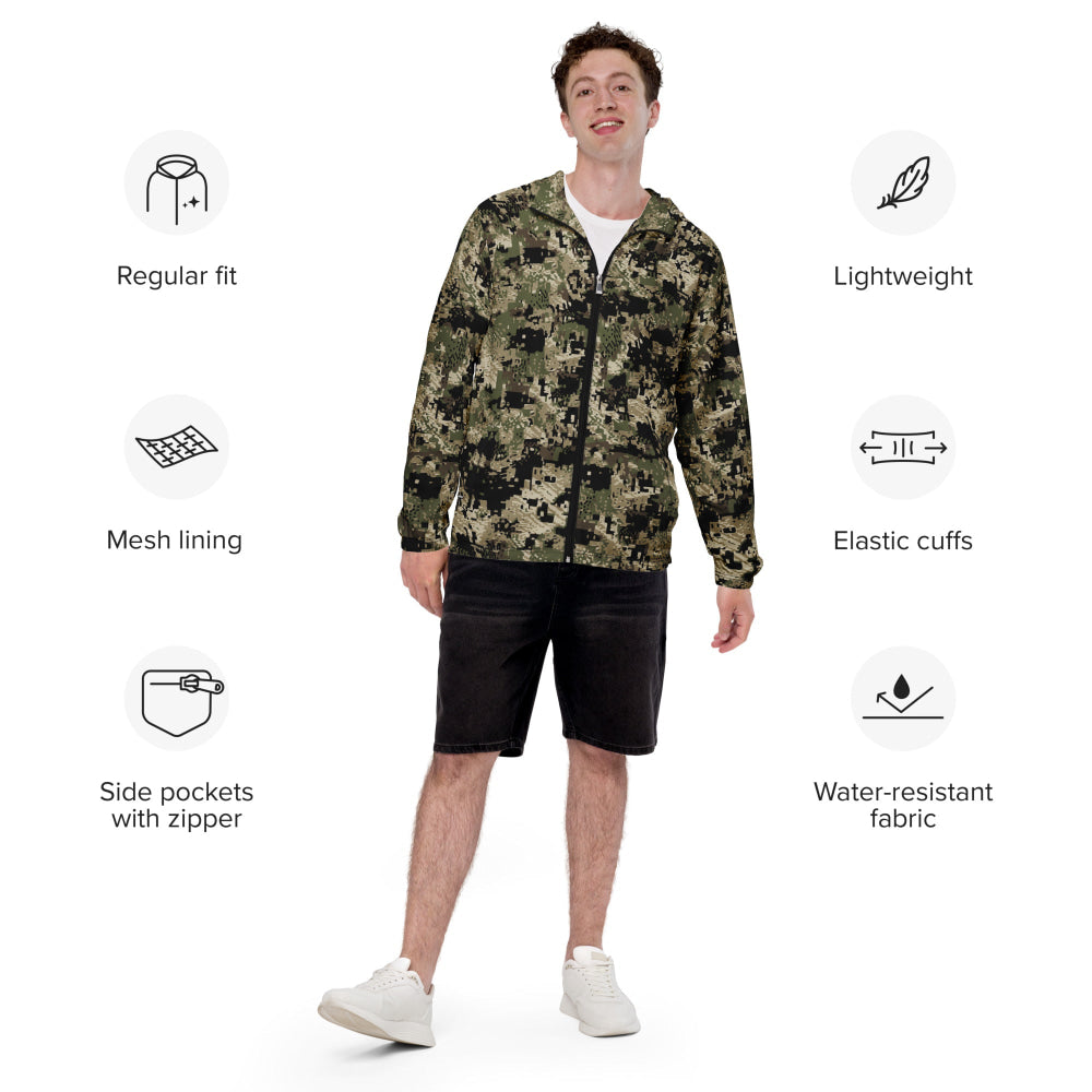 Kenai Hunting Temperate CAMO Men’s windbreaker - Mens Windbreaker