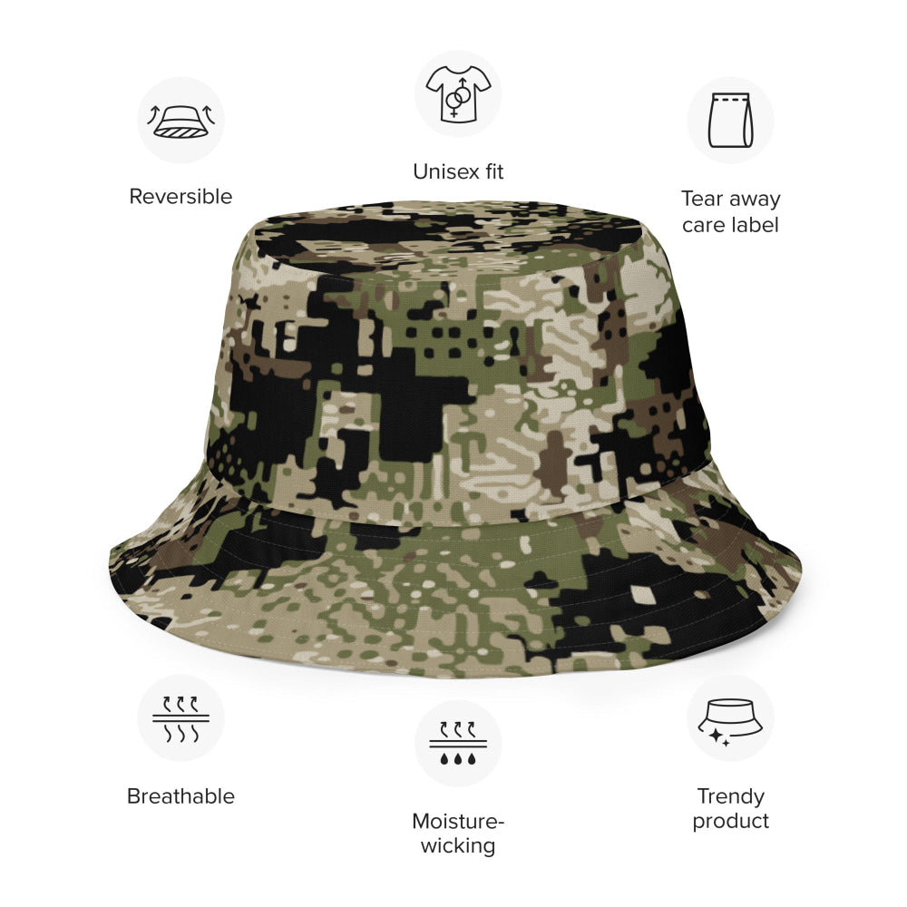 Kenai Hunting Temperate CAMO Reversible bucket hat - Bucket Hat