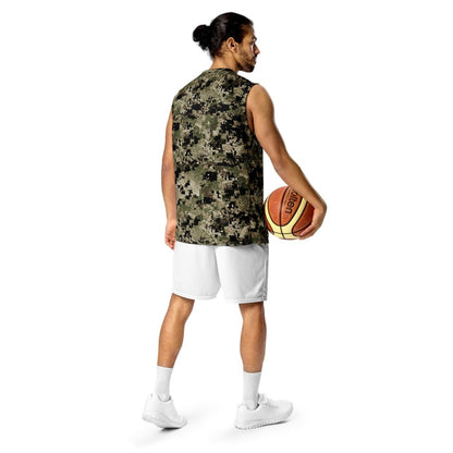Kenai Hunting Temperate CAMO unisex basketball jersey