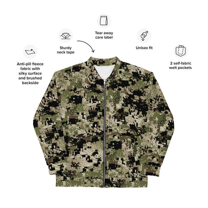 Kenai Hunting Temperate CAMO Unisex Bomber Jacket