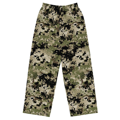 Kenai Hunting Temperate CAMO unisex wide-leg pants - 2XS - Unisex Wide-Leg Pants