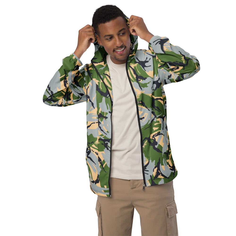 Kenyan Air Force DPM Green CAMO Men’s windbreaker - Mens Windbreaker