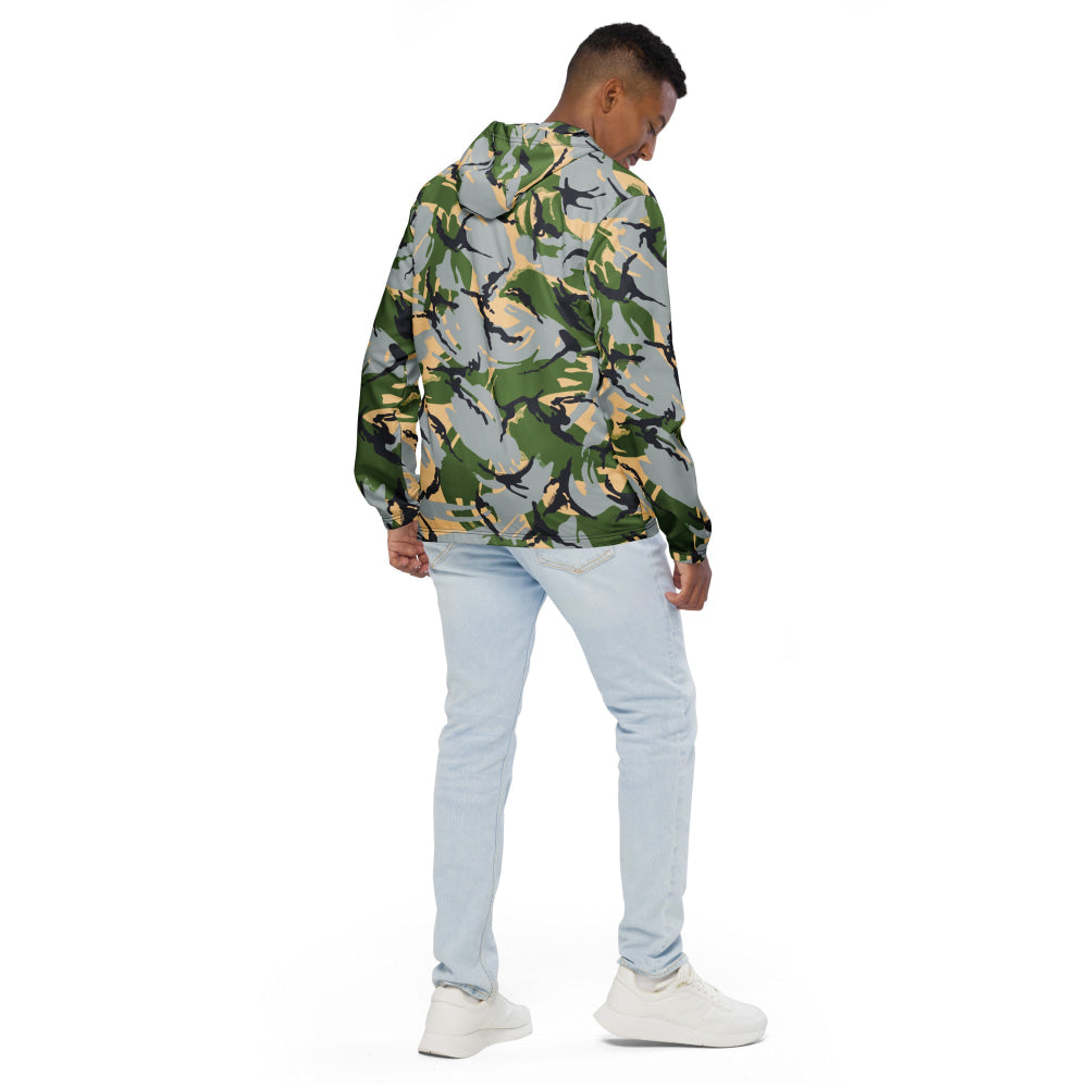 Kenyan Air Force DPM Green CAMO Men’s windbreaker - Mens Windbreaker