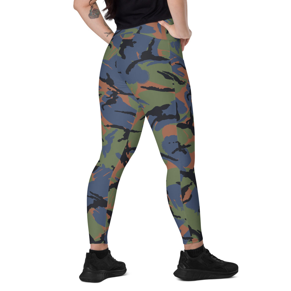 Kenyan Air Force DPM CAMO Leggings with pockets - 2XS - Womens With Pockets