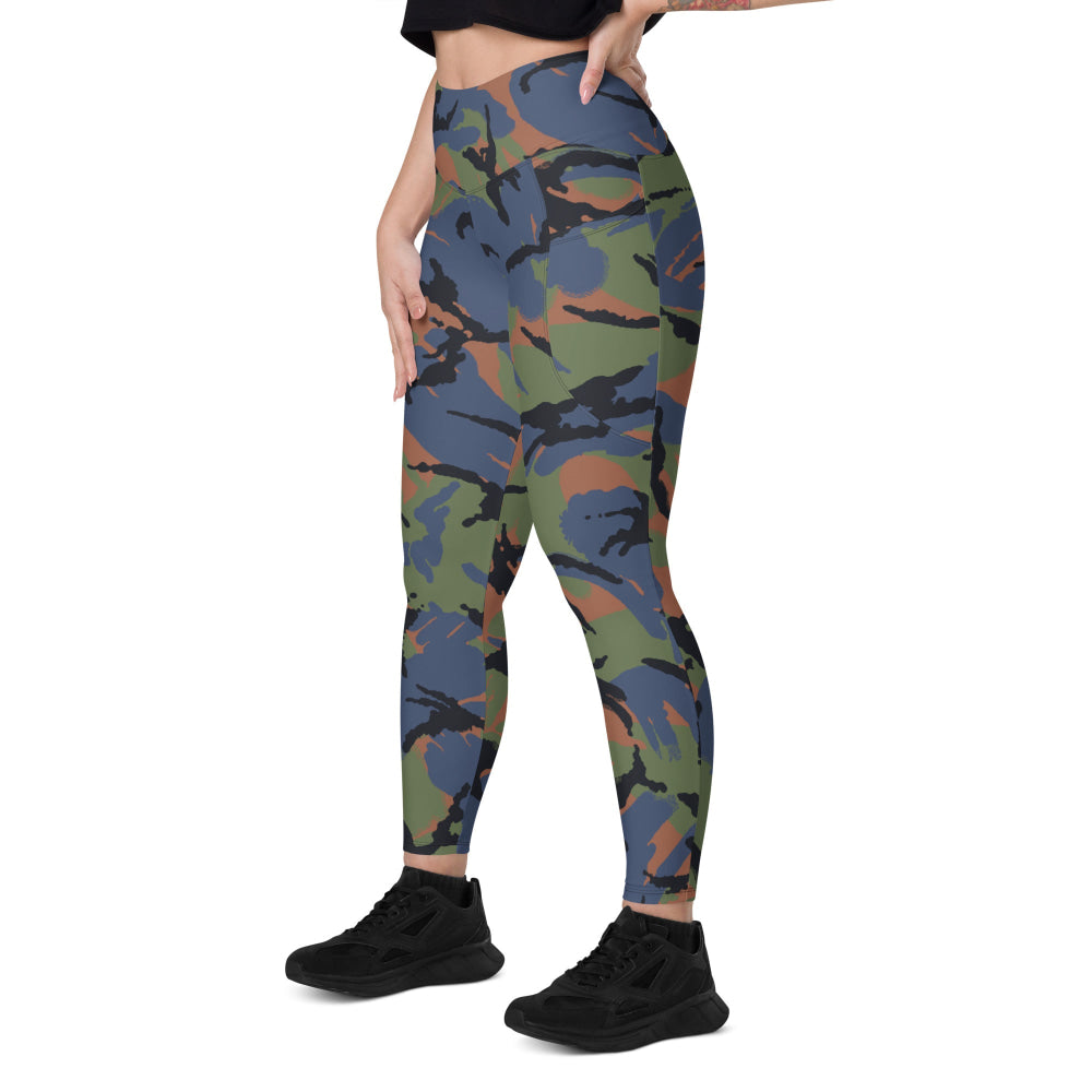 Kenyan Air Force DPM CAMO Leggings with pockets - Womens With Pockets