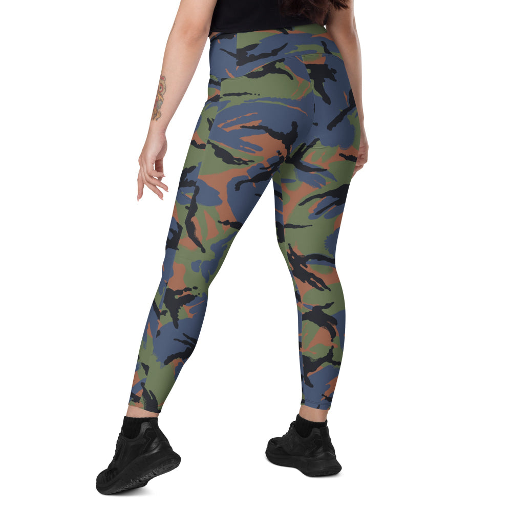 Kenyan Air Force DPM CAMO Leggings with pockets - Womens With Pockets