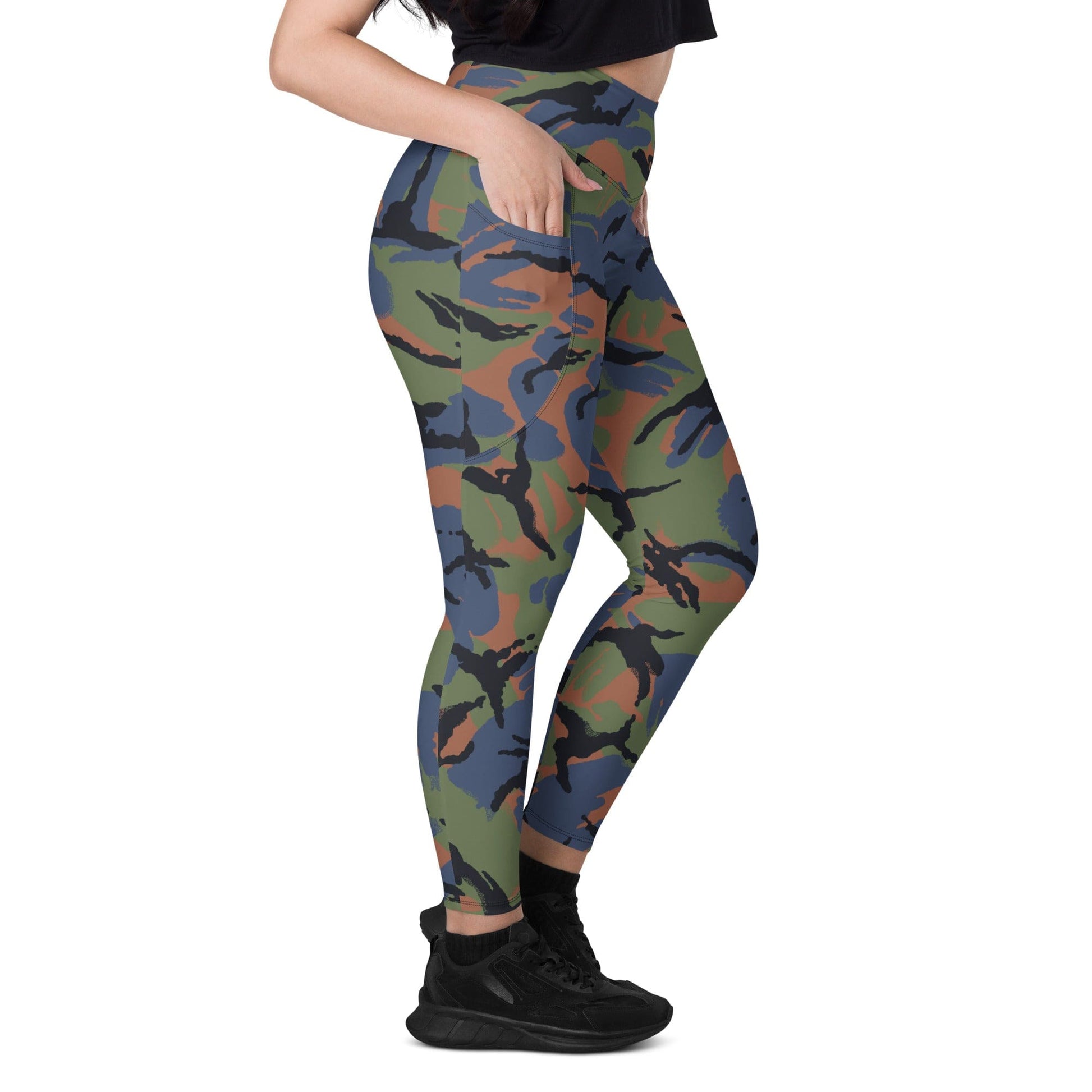 Kenyan Air Force DPM CAMO Leggings with pockets - Womens With Pockets