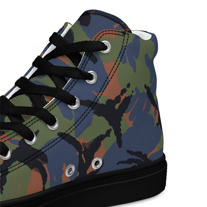 Kenyan Air Force DPM CAMO Men’s high top canvas shoes - Mens High Top Canvas Shoes