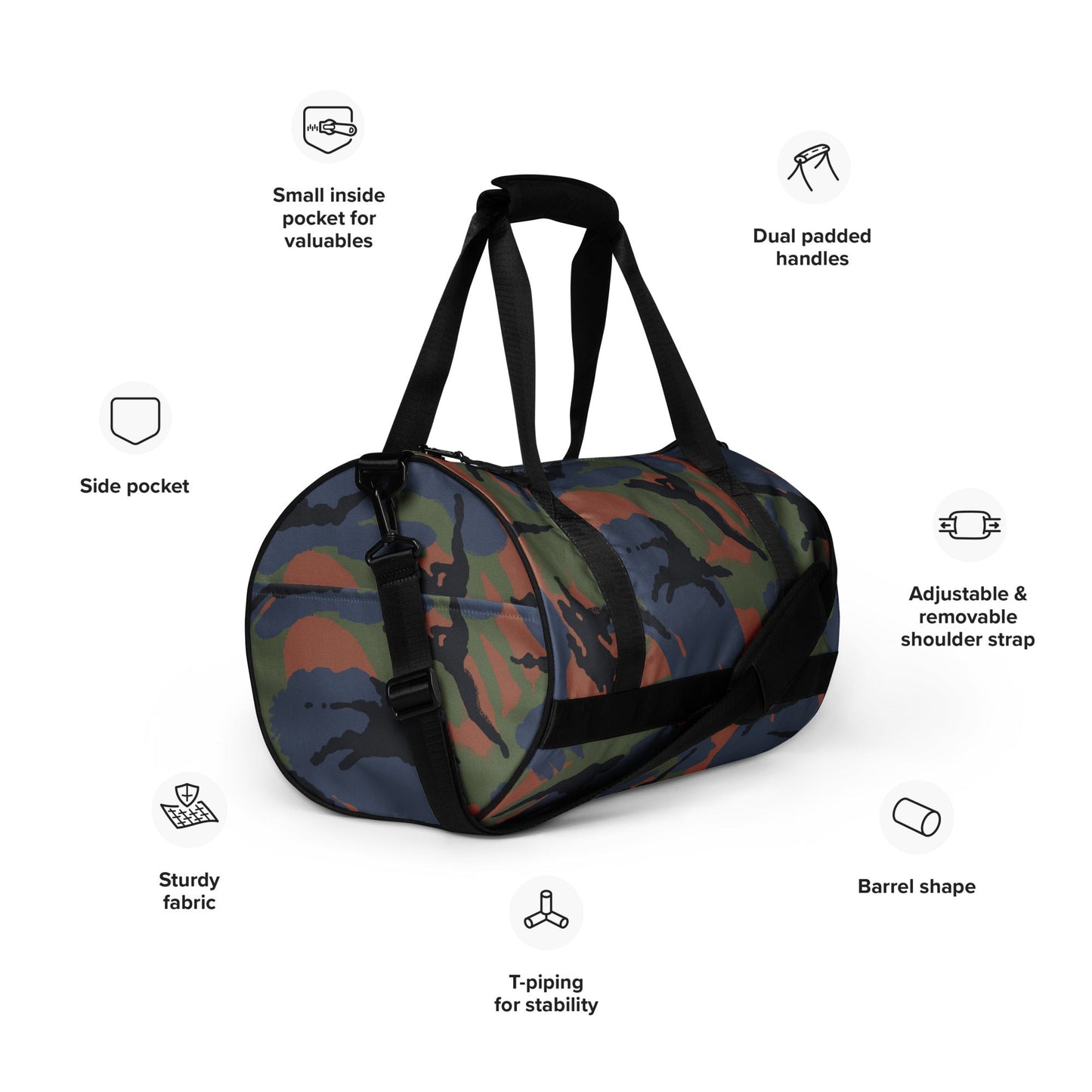Kenyan DPM Air Force CAMO gym bag - Gym Bags