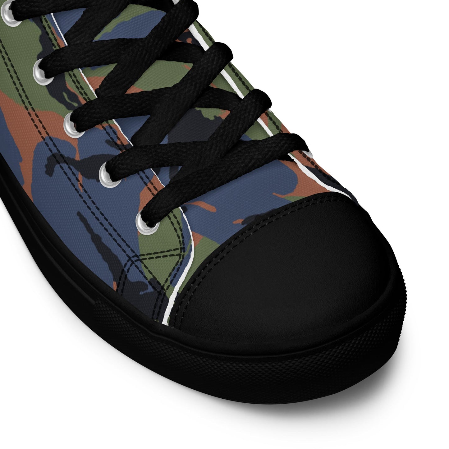 Kenyan DPM Air Force CAMO Mens high top canvas shoes - High Top Canvas Shoes