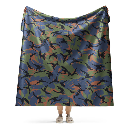 Kenyan DPM Air Force CAMO Sherpa blanket - 60″×80″ - Blankets