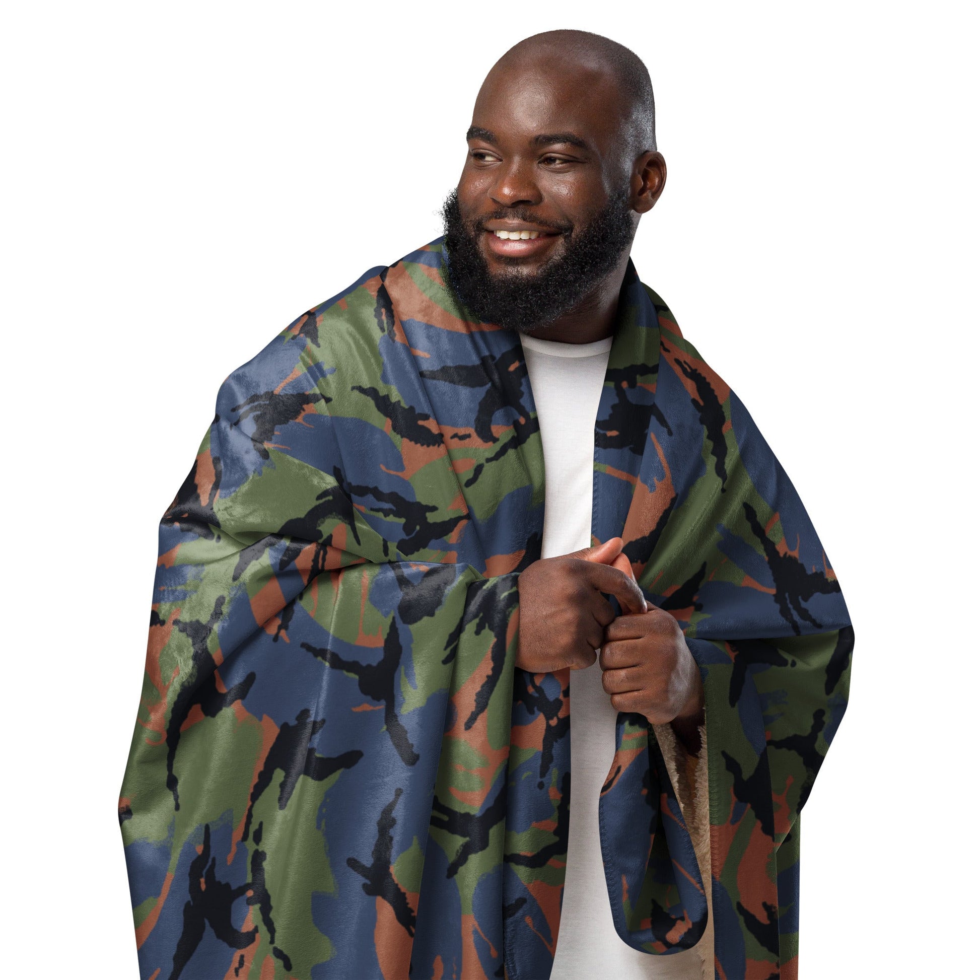 Kenyan DPM Air Force CAMO Sherpa blanket - Blankets