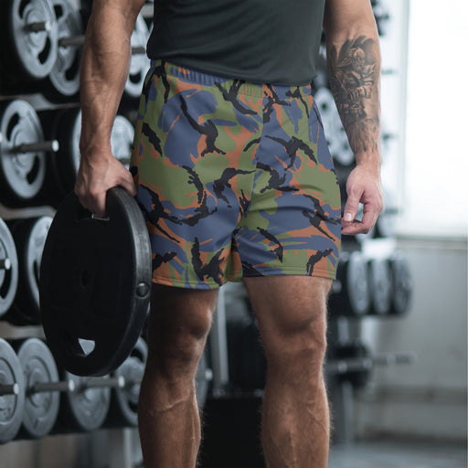 DPM Kenyan Air Force CAMO Unisex Athletic Long Shorts - XS