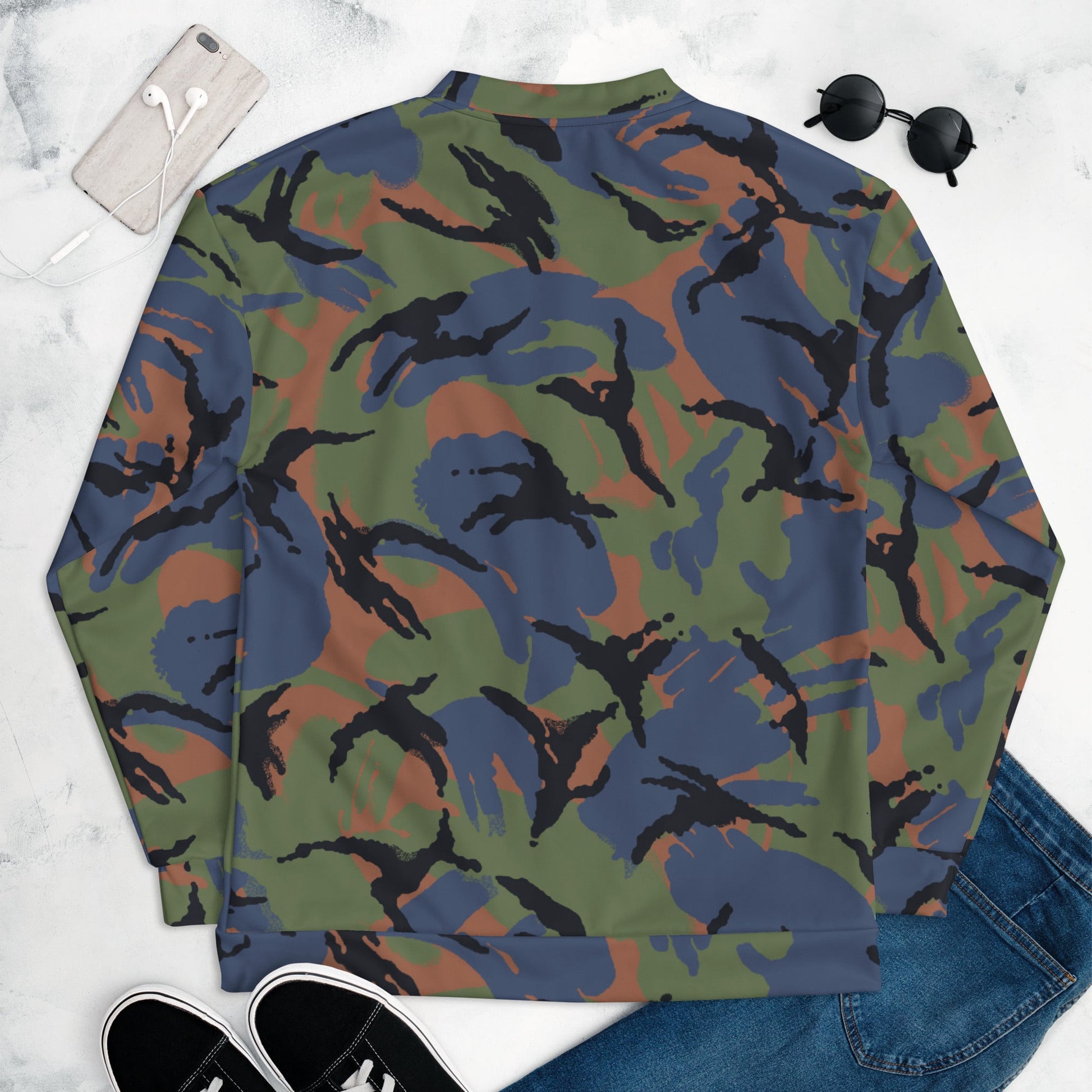 Kenyan DPM Air Force CAMO Unisex Bomber Jacket - Jackets