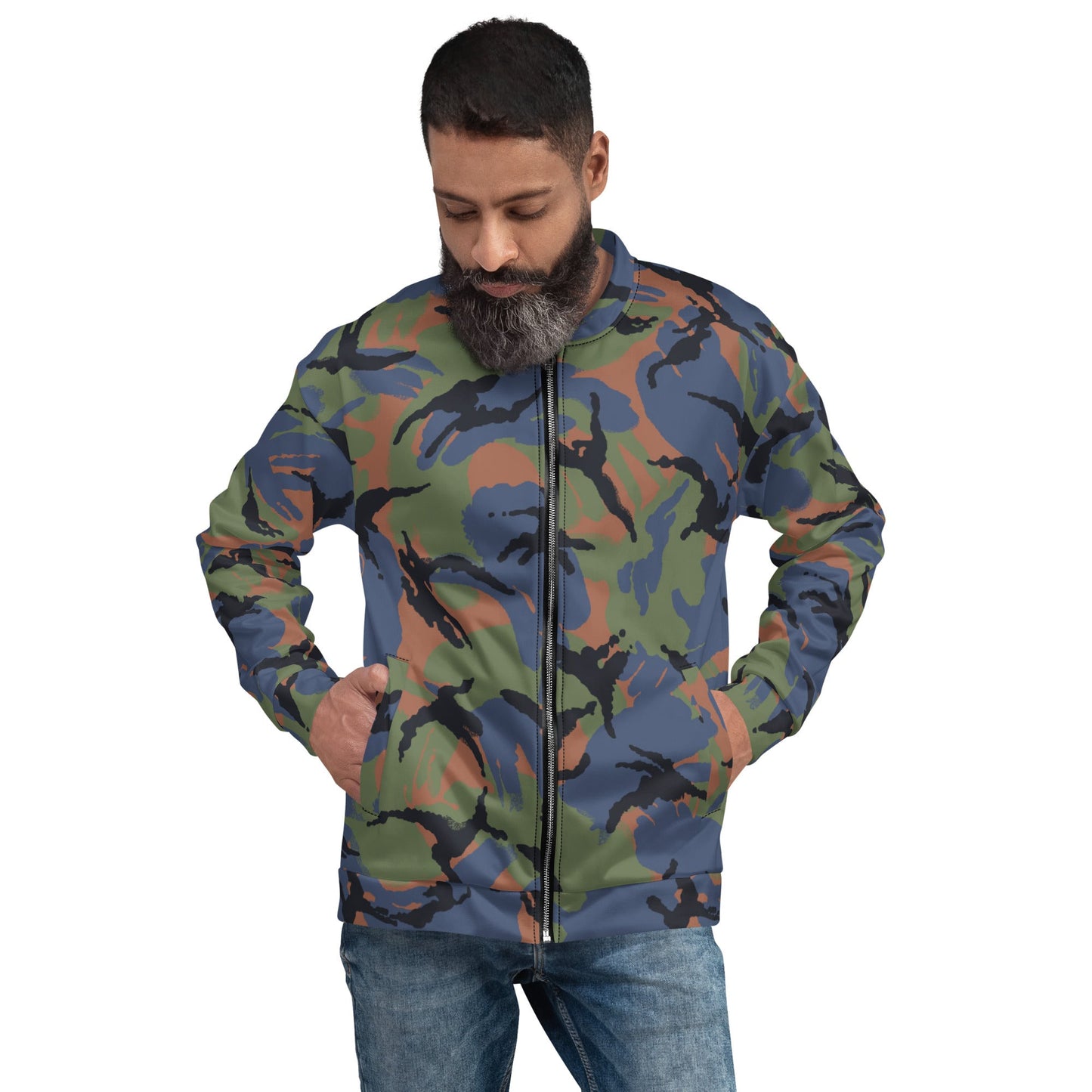 Kenyan DPM Air Force CAMO Unisex Bomber Jacket - Jackets
