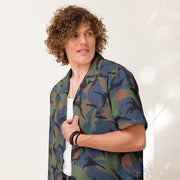 DPM Kenyan Air Force CAMO Unisex Short-Sleeve Button Shirt - Button-Up