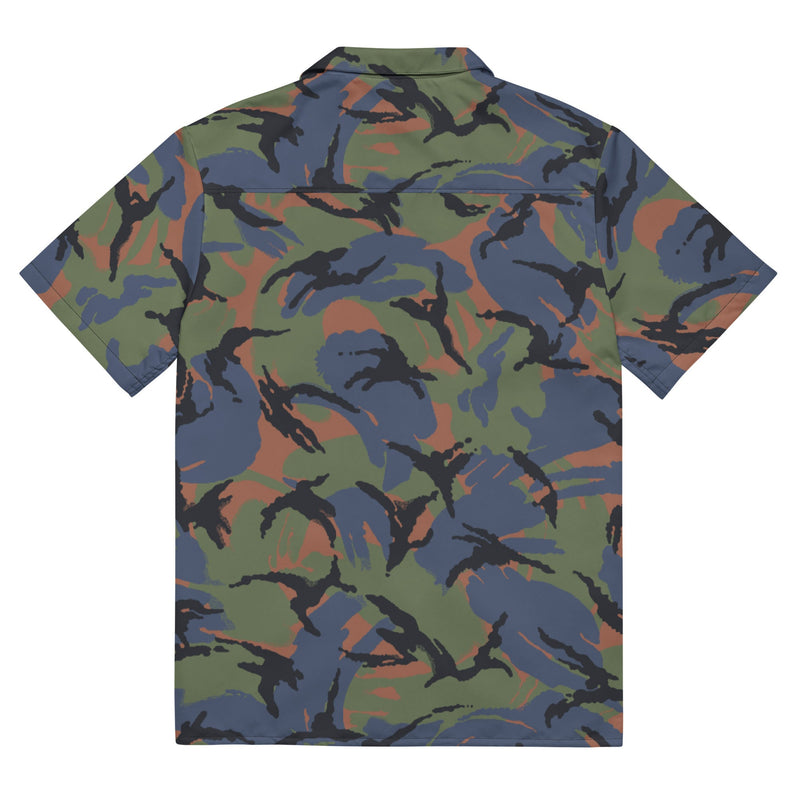 DPM Kenyan Air Force CAMO Unisex Short-Sleeve Button Shirt - Button-Up