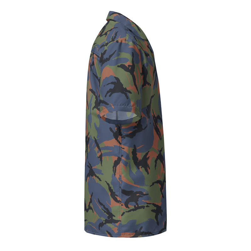DPM Kenyan Air Force CAMO Unisex Short-Sleeve Button Shirt - Button-Up