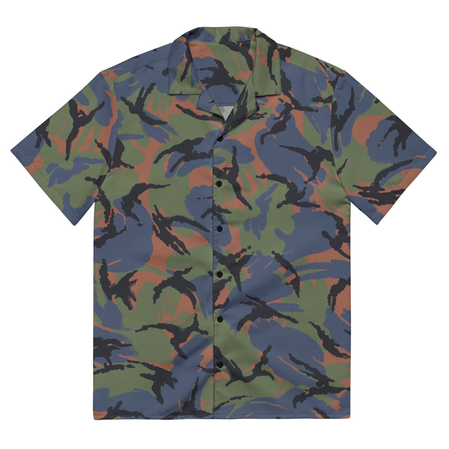 Kenyan DPM Air Force CAMO Unisex button shirt - 2XS - Button Shirts