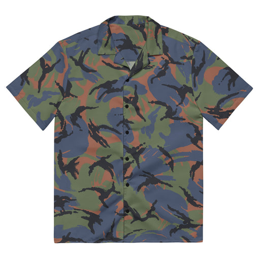DPM Kenyan Air Force CAMO Unisex Short-Sleeve Button Shirt - 2XS - Button-Up