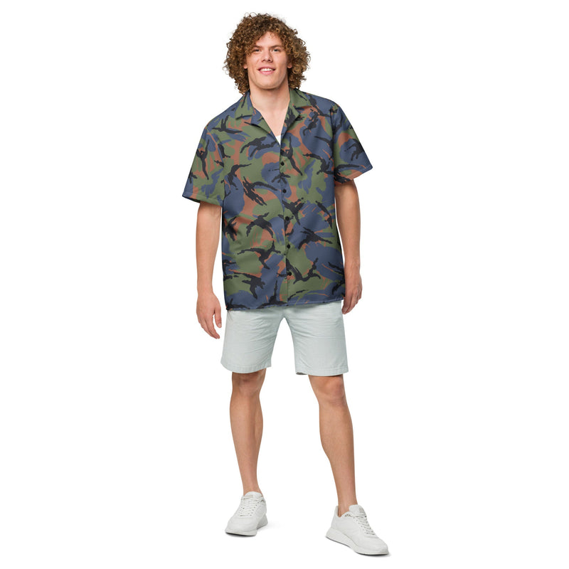 DPM Kenyan Air Force CAMO Unisex Short-Sleeve Button Shirt - Button-Up