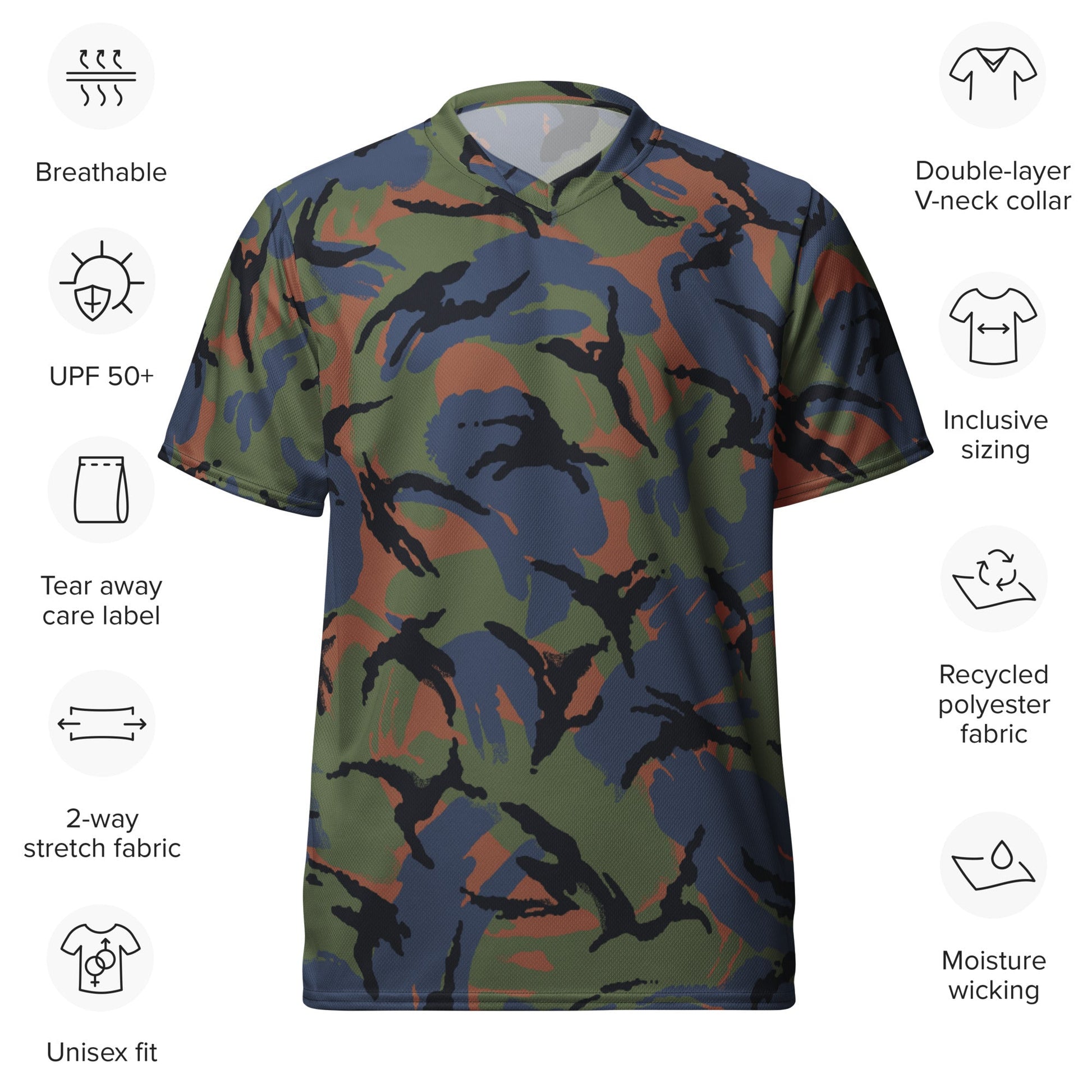 Kenyan DPM Air Force CAMO unisex sports jersey - Sports Jerseys
