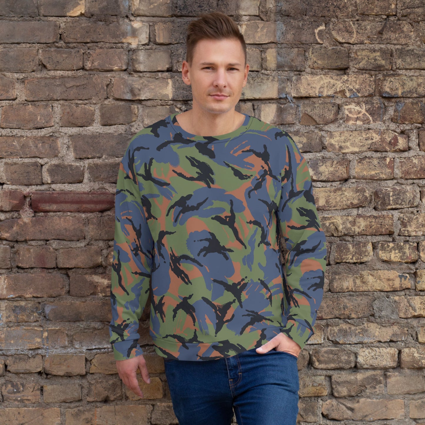 Kenyan DPM Air Force CAMO Unisex Sweatshirt - XS - Sweatshirts