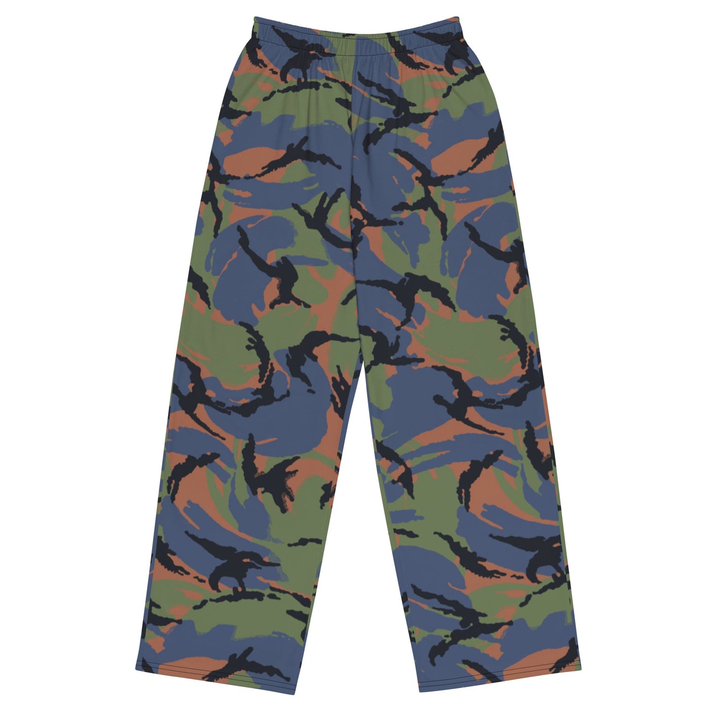 Kenyan DPM Air Force CAMO unisex wide-leg pants - 2XS - Wide-leg Pants