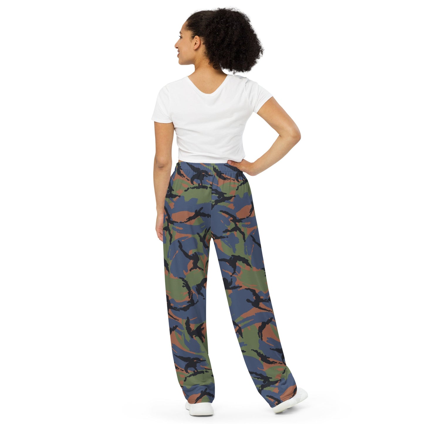 Kenyan DPM Air Force CAMO unisex wide-leg pants - Wide-leg Pants