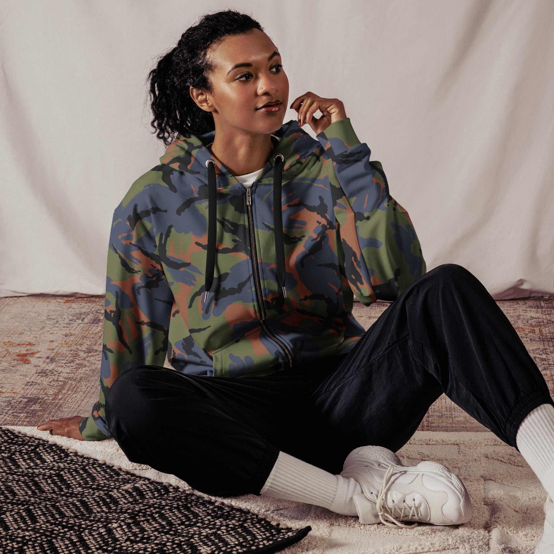 Kenyan DPM Air Force CAMO Unisex zip hoodie - Zip Hoodies