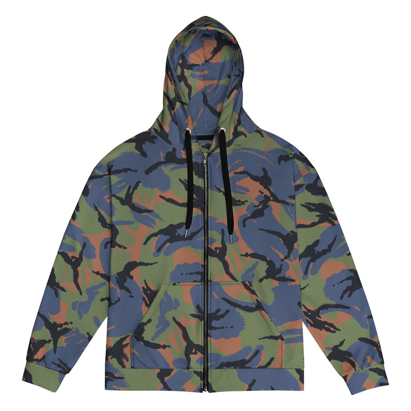 DPM Kenyan Air Force CAMO Unisex Zip Hoodie - 2XS