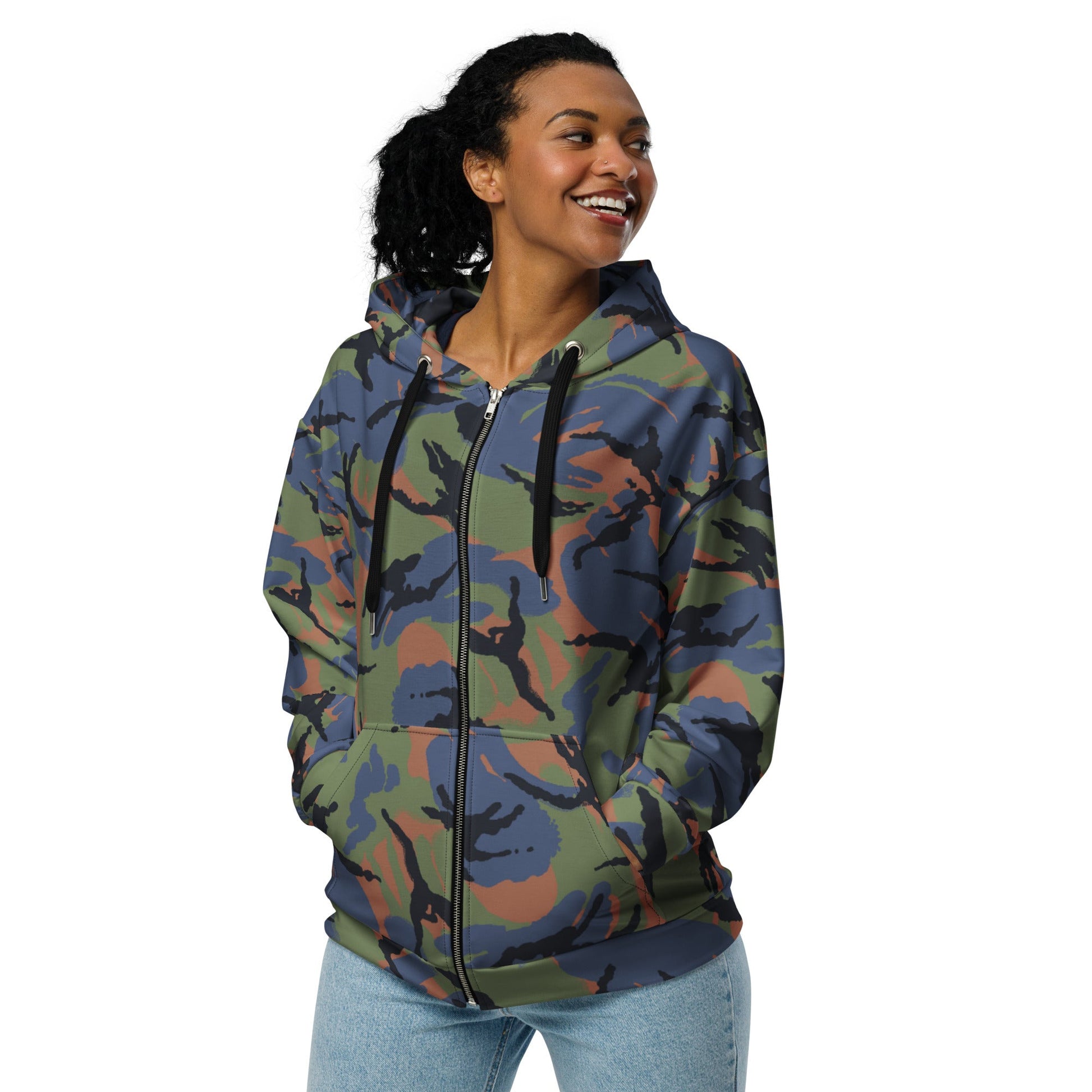 Kenyan DPM Air Force CAMO Unisex zip hoodie - Zip Hoodies