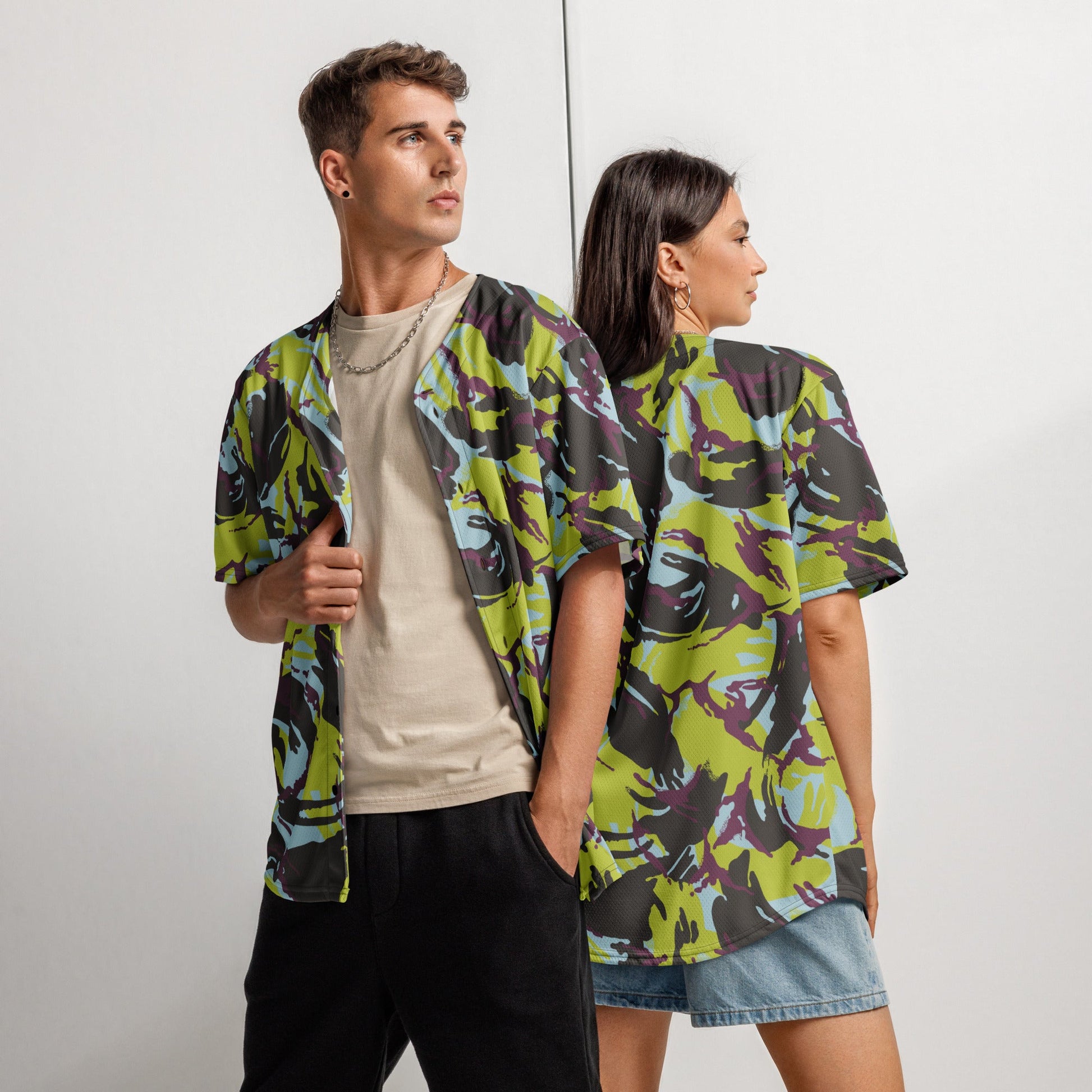 Kenyan DPM Navy CAMO baseball jersey - 2XS - Baseball Jerseys