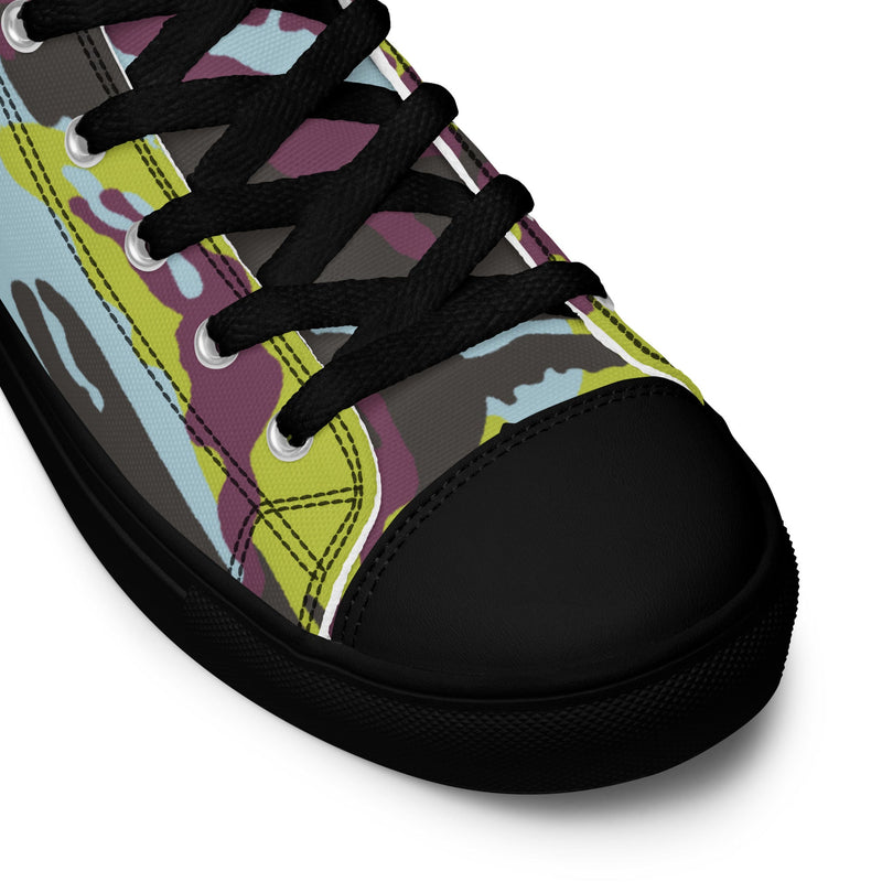 DPM Kenyan Naval CAMO Mens High-Top Canvas Shoes